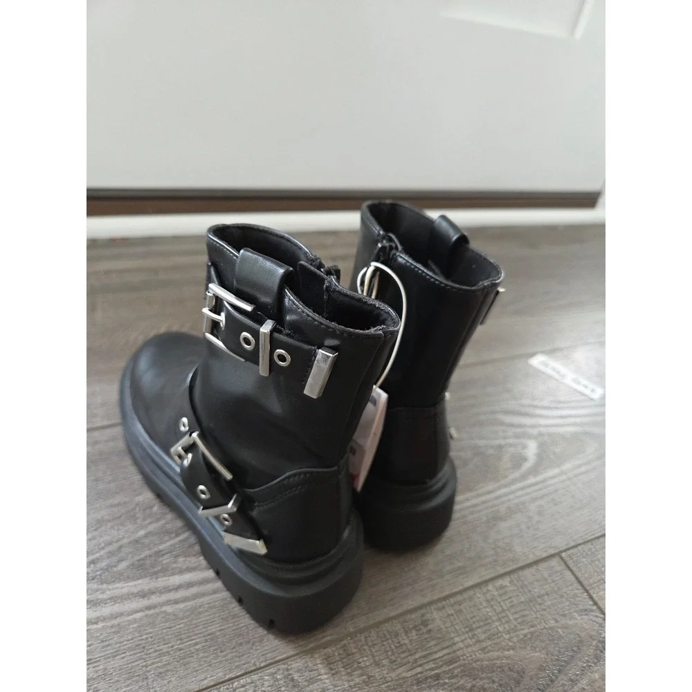 Zara toddler girl combat boots size 12.5‎